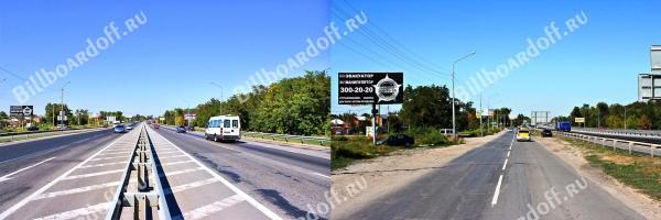 г.Батайск ул.Промышленная - автодорога Южный подъезд справа по ходу километража
