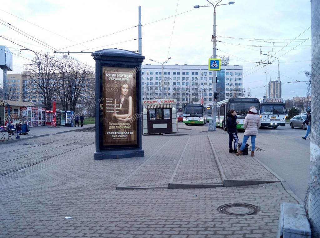 Привокзальная пл. 1-1 (позиция 2 по ходу движения) Привокзальная пл. 1-1 (позиция 2 по ходу движения)