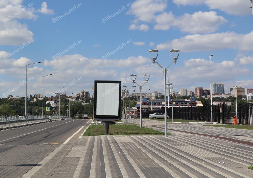 Левобережная ул. (Стадион зап. вход поз. 2 по ходу дв в с-ну моста)