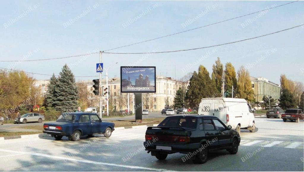 Баклановский пр., подъезд к площади Юбилейной, слева по направлению движения в центр города